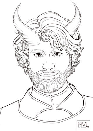Head Shot Outlines Head Shot Outlines