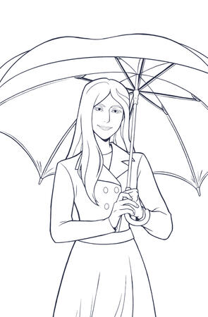 Half Body Outlines Half Body Outlines