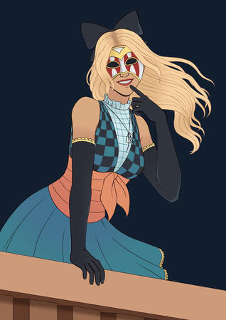 Half Body Flat Colors Half Body Flat Colors