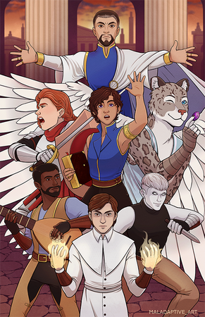 Group Cell Shading Commission